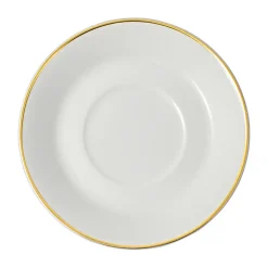 Soucoupe pour tasse à espresso Château Septfontaines Ø12,5 cm, Blanc-or