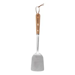 Spatule en acier inoxydable 36 cm, Hêtre