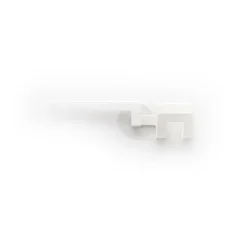 Support pour chiffon et éponge avec ventouse, Blanc