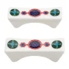 2 support pour baguettes Taika Sato, Blanc-multicolore