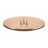 Support pour bougies ester & erik Ø9 cm mat, Or rosé
