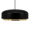 Suspension Hazel moyen Ø40 cm, Noir