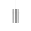 Suspension Moebe Tube large Ø 14 cm, Aluminium brossé