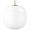Suspension VL45 Radiohus Ø37cm, Brass-white opal glass