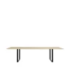 Table à manger 70/70 295x108 cm, Solid oak-Black