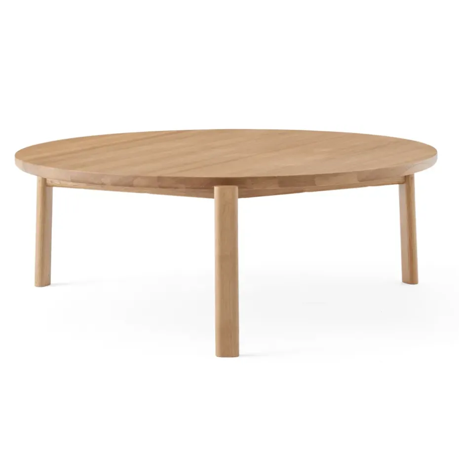 Table basse Passage Ø90 cm, Chêne