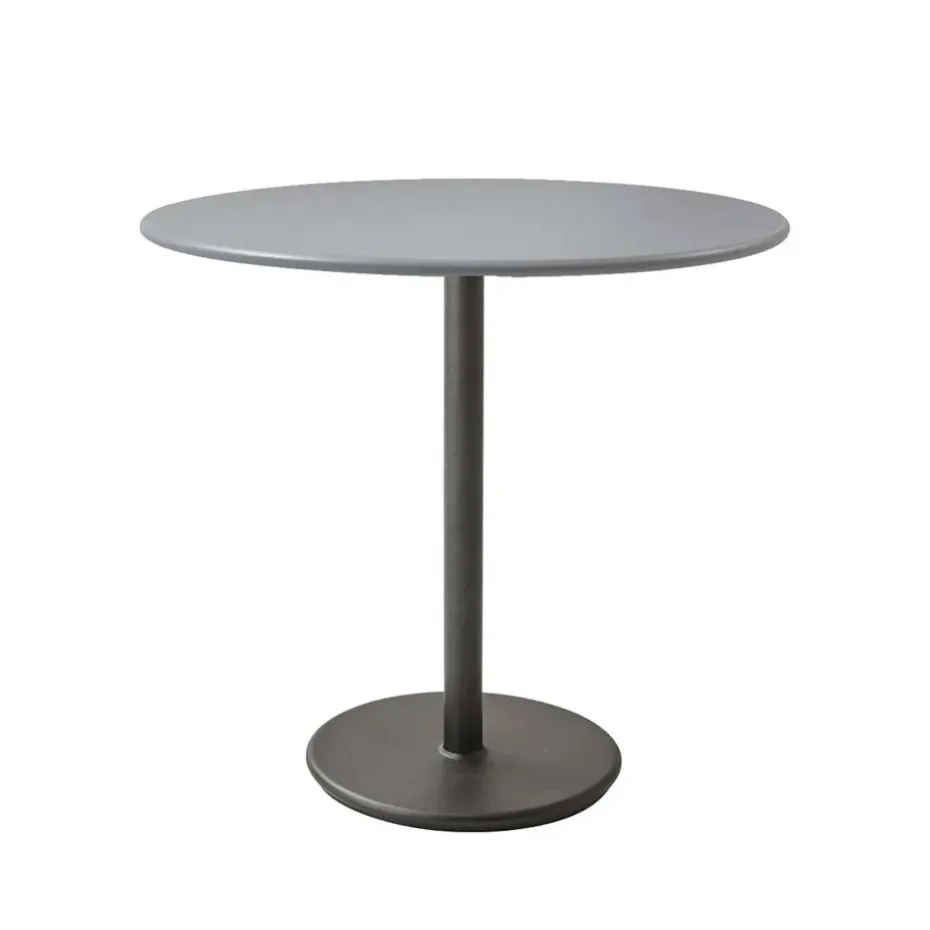 Table de café Go Ø80 cm, Light grey-lava grey