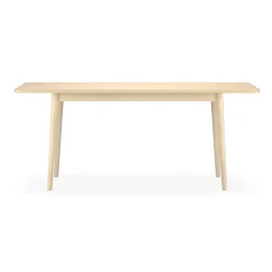 Table Miss Holly 175x100 cm, bouleau huilé naturel, 1 rallonge