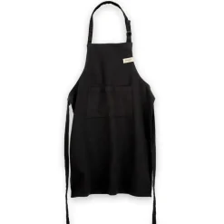 Tablier en coton Ernst, Noir