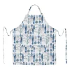 Tablier Picknick petit motif, Bleu-beige