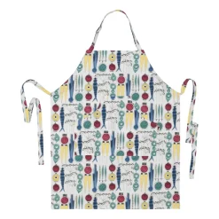 Tablier Picknick petit motif, Multicolore