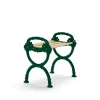 Tabouret Byarum, Imprégnation de pin, support vert