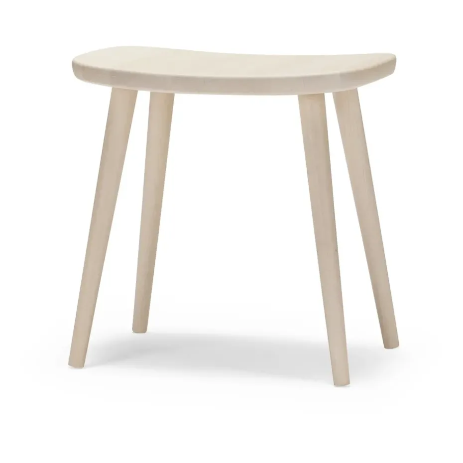 Tabouret Palle, Vernis mat clair