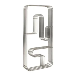Étagère murale Curva rectangulaire, Argent