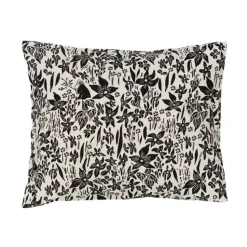 Taie d'oreiller Moomin 50x60 cm, Lys noir-blanc