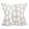 Taie Dots 48x48 cm, Beige-blanc