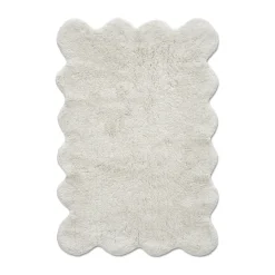 Tapis de bain Clam 60x90 cm, Blanc