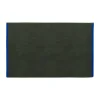 Tapis de bain Soft 50x80 cm, Dark olive-light blue