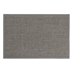 Tapis de porte Sisal gris, 60x90 cm