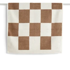Tapis de salle de bain Check 50x90 cm, Cappuccino