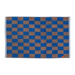 Tapis de salle de bain rétro 50x80 cm, Cobalt
