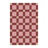 Tapis en jute Evelina Kroon 250x350 cm, Plum punch