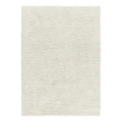 Tapis en laine Cozy blanc nature, 200x300 cm