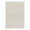 Tapis en laine Flock blanc nature, 170x240 cm