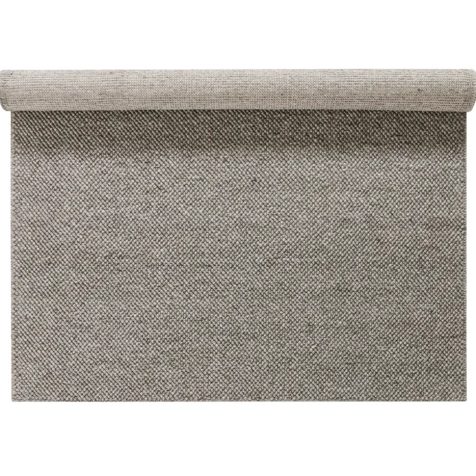 Tapis en laine Flock Nature gris, 170x240 cm