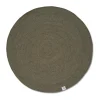 Tapis en laine Merino rond Ø240 cm, Dark green