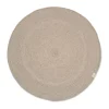 Tapis en laine Merino rond Ø240 cm, Oat
