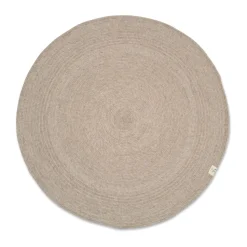 Tapis en laine Merino rond Ø240 cm, Oat