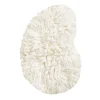 Tapis en laine Residue Shaggy, Bone White, 180x270 cm