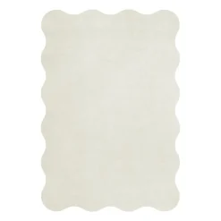 Tapis en laine Scallop 180x270 cm, Bone white