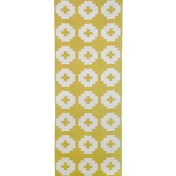 Tapis Flower sun (jaune), 70x150 cm