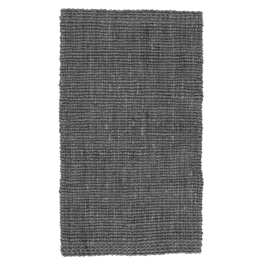 Tapis jute gris foncé, 70x120 cm