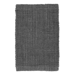 Tapis jute gris foncé, 60x90 cm