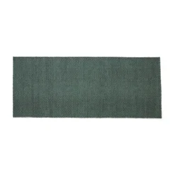Tapis kelim moiré 80x200 cm, Emerald green
