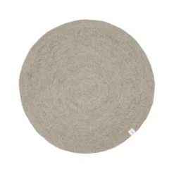 Tapis Merino rond, oat, 200 cm