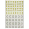 Tapis Paris, jaune-gris