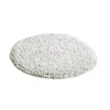 Tapis Rasta rond, blanc