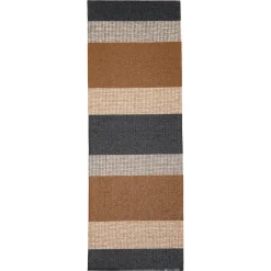 Tapis Seasons cacao (marron-noir), 70x300 cm