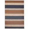 Tapis Seasons cacao (marron-noir), 170x250 cm