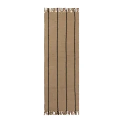 Tapis Yuki, Black-natural, 70x200 cm