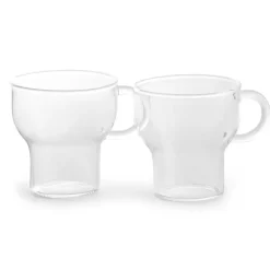 Tasse en verre Sagaform 15 cl Lot de 2, Transparent