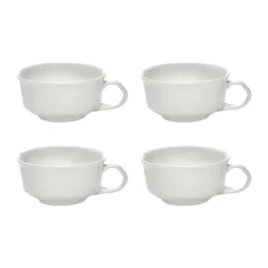 Tasse à espresso Silhouette 10 cl lot de 4, Blanc