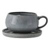 Tasse et soucoupe Amera, Gris