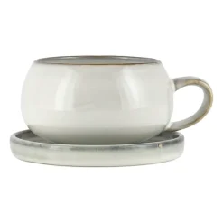 Tasse et soucoupe Amera, White sands