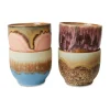Tasse 70's 25 cl lot de 4, Lagoon