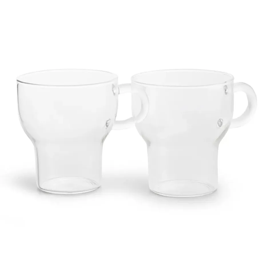 Tasses en verre Sagaform 25cl Lot de 2, Transparent